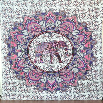 

Lucky Elephant Mandala Tapestry Hippie Wall Hangings Tapestry Decor Outdoor Picnic Yoga Mat Beach Mat Colorful Sofa/bed Cover