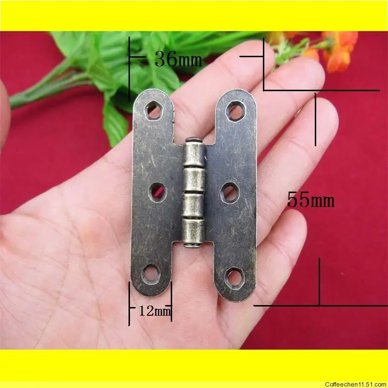 Free shipping Furniture accessories Iron Metal corner hinges