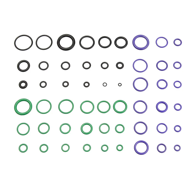 495 шт./упак. 36 размеров комплект фиолетовый/зеленый+ черный метрический уплотнительное кольцо уплотнения Водонепроницаемость резиновое уплотнительное кольцо прокладки других полимеров обладают высокой ассортимент