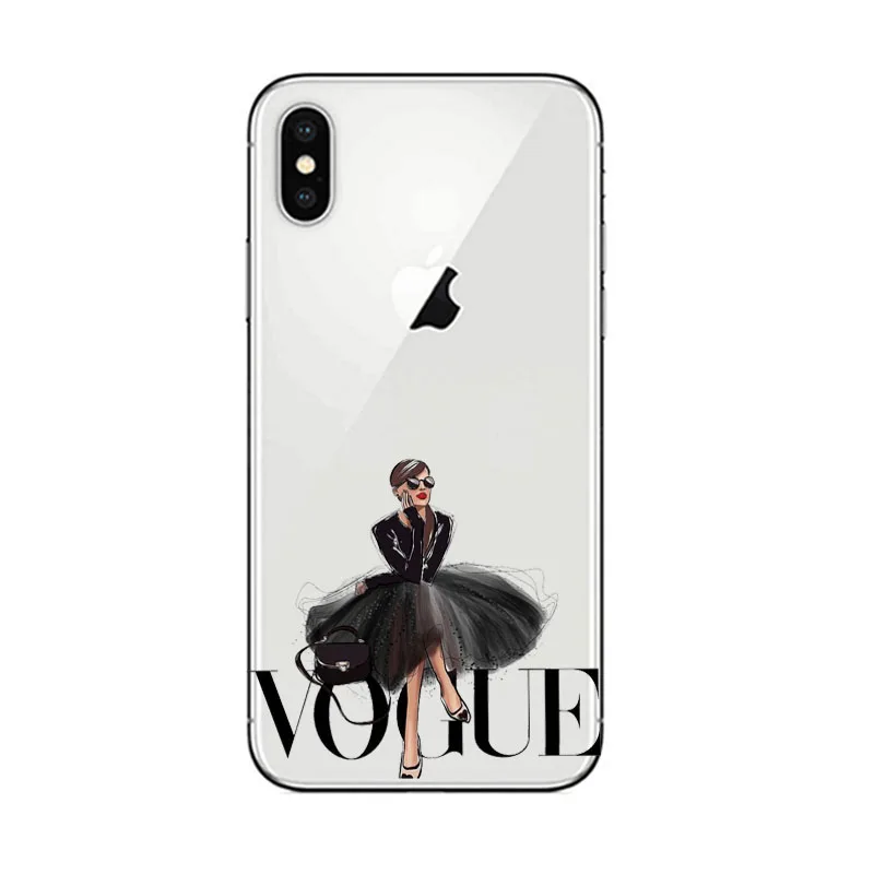 Модный силиконовый чехол с очками для женщин и девушек телефона IPhone 12 mini 11 pro max 6s 7