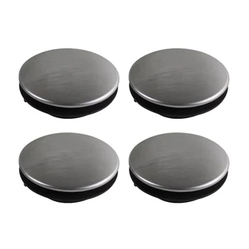 

4pcs Kitchen Sink Cover Stainless Steel Kitchen Sink Tap Hole Cover Short Nut Kitchen Faucet Hole Cover Soap Dispenser Cover