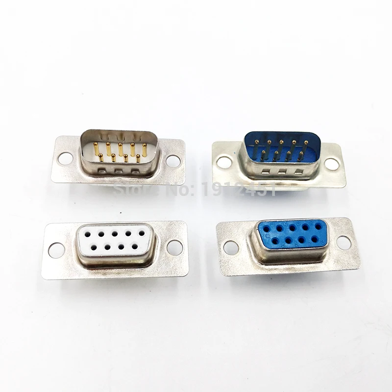 10 шт. разъем для штепсельной вилки DB9|adapter connector|l connectoradapter female |