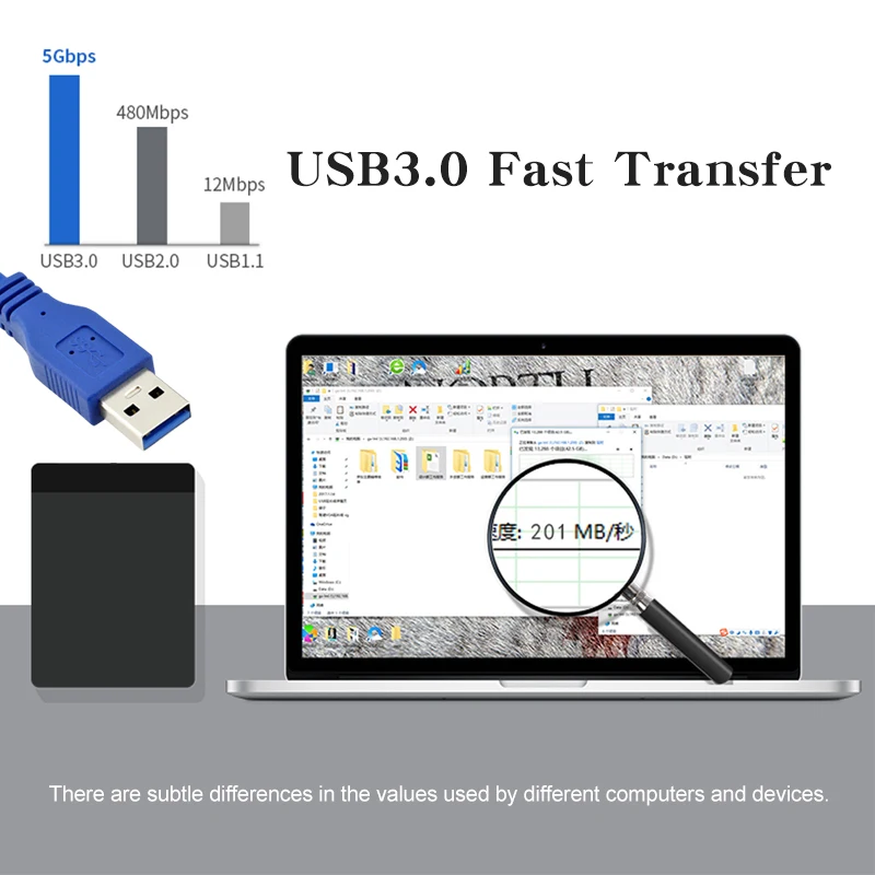 تمديدات كابلات USB USB 3.0 عالية السرعة كابلات للتلفزيون الذكية PS4 Xbox كمبيوتر محمول الذكور إلى الإناث تمديد موسع كابل بيانات