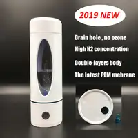 2019 New Dupont Membrane PEM Membrane 2 Working Mode Self Cleaning Hydrogen Water Generator Hydrogen Bottle Water Ionizer