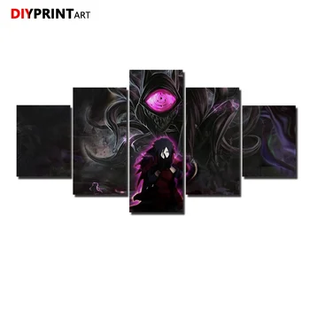 

Naruto Uchiha Madara 5 Panel Wall Art Canvas Painting Wall Art Canvas Home Decoration A1873