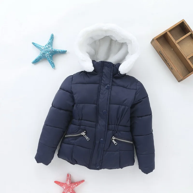 

JKP 2018 Thick cotton children's clothing girls spring and autumn winter warm Slim jacket children's cotton clothing coat FPC-77