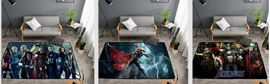 Американский ковер Бэтмен Супермен печатные мягкие ковры Противоскользящие коврики супергерой компьютерное кресло коврик пол коврик для дома детская комната