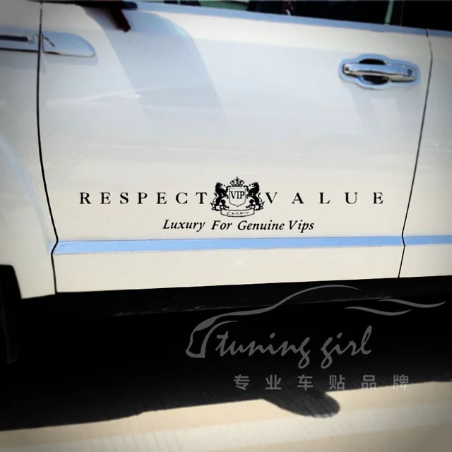 Car Stickers Luxury For Genuine Vips Respect Value Lions Decals For