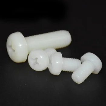 

30pcs M2 PA66 Pan Round head Cross nylon Phillips Screws plastic Screw bolt Length 4mm-16mm