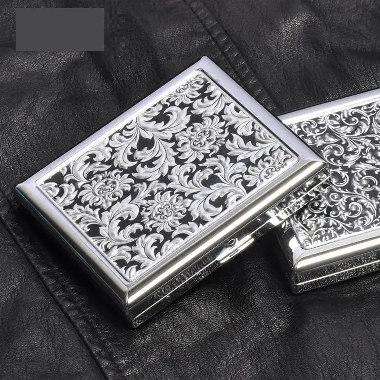 Super Slim Personalized Cigarette Box To Send Boyfriend Gift Case | Дом и сад