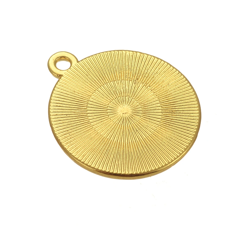 My shape Pendentif de la médaille de la Saint-christ pour la Protection des états-unis, bijou de couleur or, pour la Protection religieux catholique, vente en gros, 20 pièces