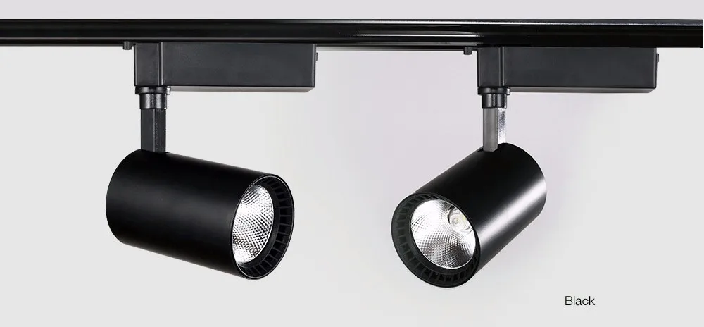Iluminação de Pista Faixa de Luz de Alumínio Substituir as Lâmpadas de Halogéneo Local Levou 360 Graus Girados Ferroviário Holofotes 1pcs Cob 10w 20w 30w 6 Cheap Iluminação do percurso