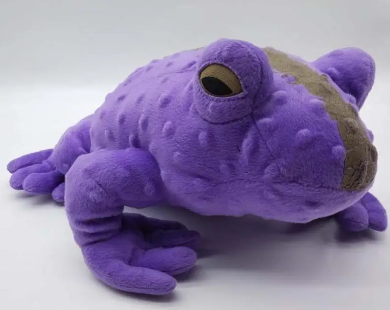 purple toad plush