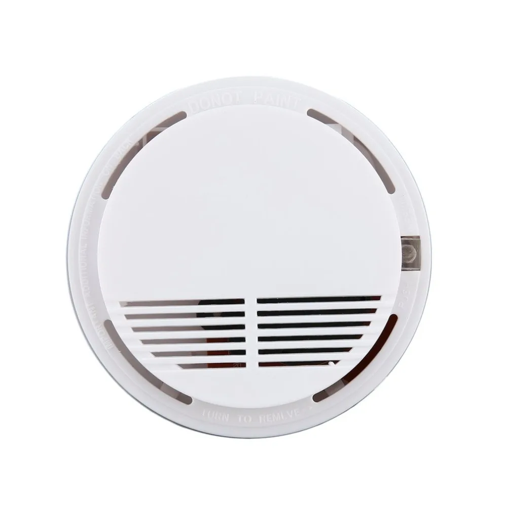 85dB Fire Smoke Detector Protection Alarm Sensor Independent Cordless Smoke Monitor for Home Office Security Family Guard