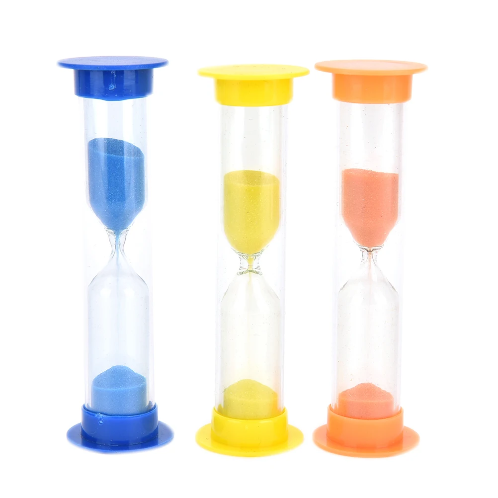 

1/2/3 Mins Random Color Hourglass Sandglass Sand Cook Clock Timer Home Decoration