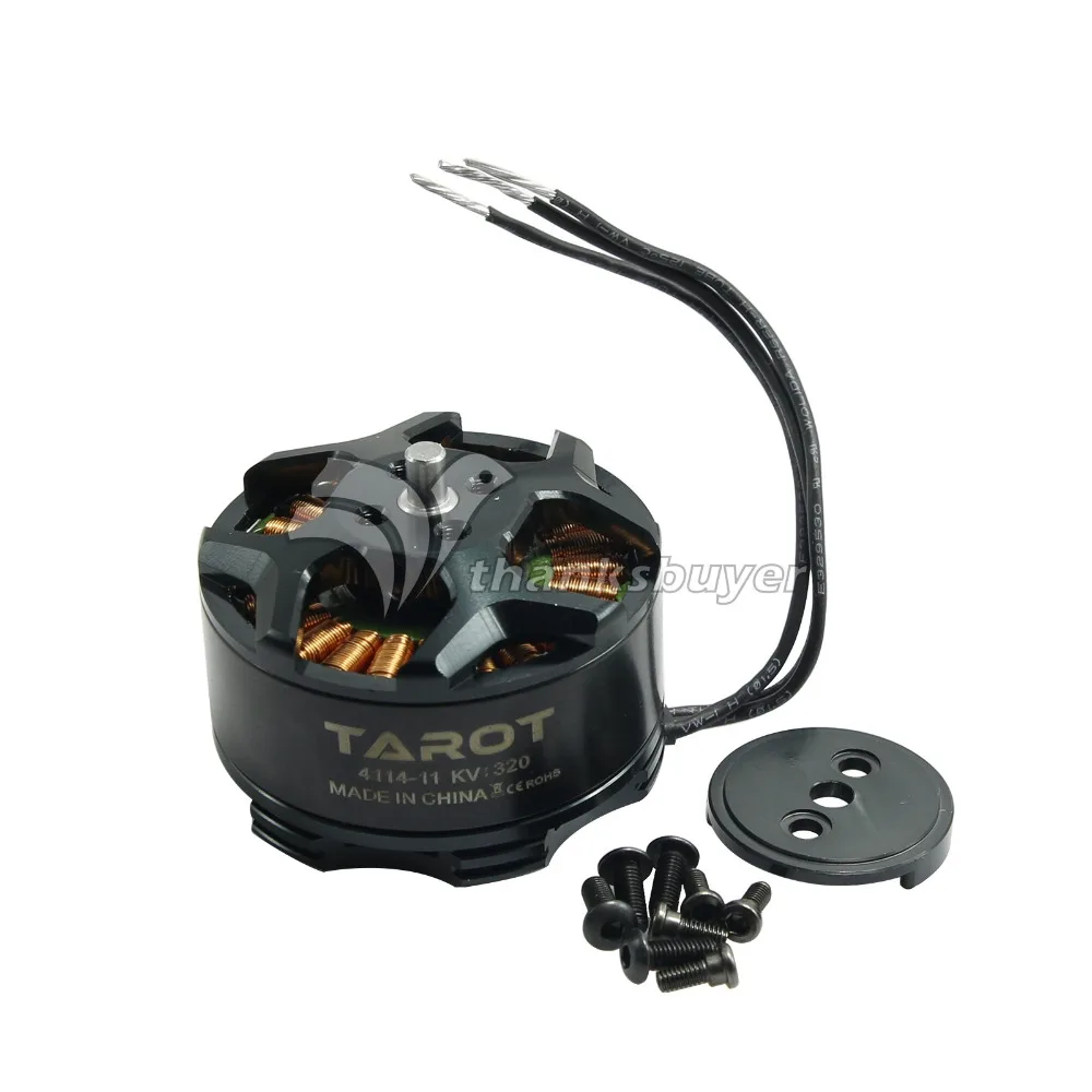 Tarot 4114 320KV Outrunner Brushless Motor for Multicopter Tarot Hexacopter TL100B08 01 Black