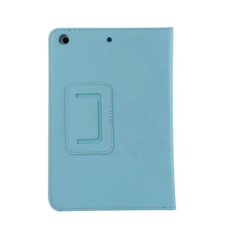Для Ipad Mini 1 2 3 Модный деловой чехол из искусственной кожи личи для Ipad Mini 1 2 3 7,9 дюймов РЕТРО откидной Гибкий тонкий чехол с подставкой - Цвет: sky blue