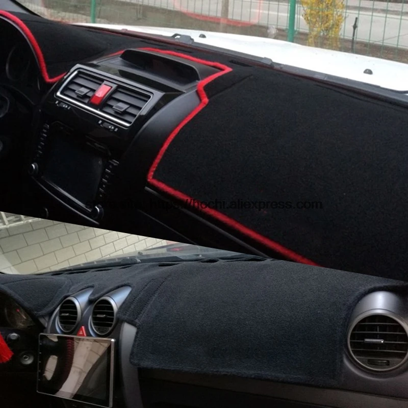 Skup Dla Great wall haval H3 H5 podwójna warstwa żel krzemionkowy samochodów Dashboard Pad instrumentu platforma biurko unikaj światła maty pokrywa naklejki