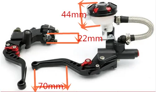 Для Honda CB CBR VTX Yamaha R1 R6 7/8 &quot22 мм руль мотоцикла с ЧПУ сцепления тормозной цилиндр