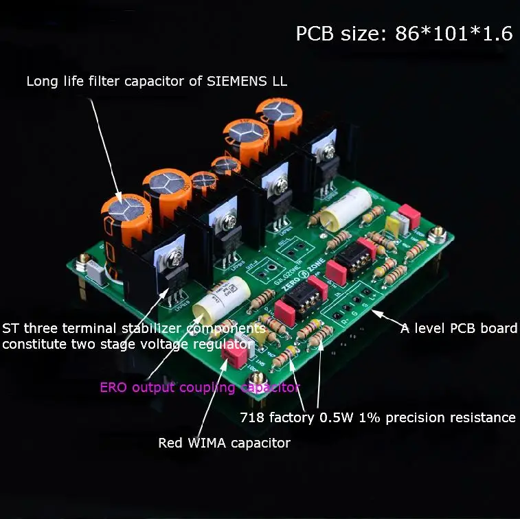 DUAL RIAA phono усилитель MM Комплект Усилителя|Усилители мощности| |