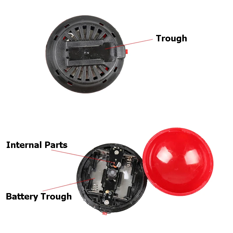 Bicycle Bell Bike Horns Electric Handlebar Mushroom Safety Bicycle Ring Horns Lever Black Battery Bell Cycling Horn LT0087 (10)