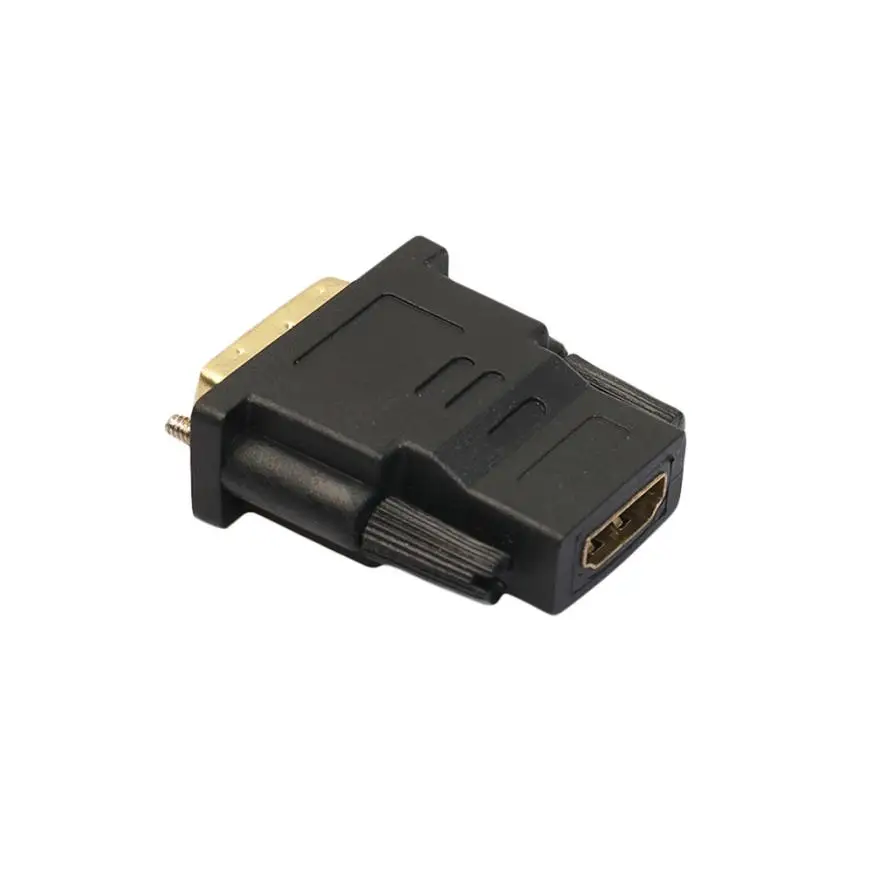 HIPERDEAL Новый DVI D 24 + 1 штыревой разъем HDMI для VGA 15Pin женский активный кабель адаптер