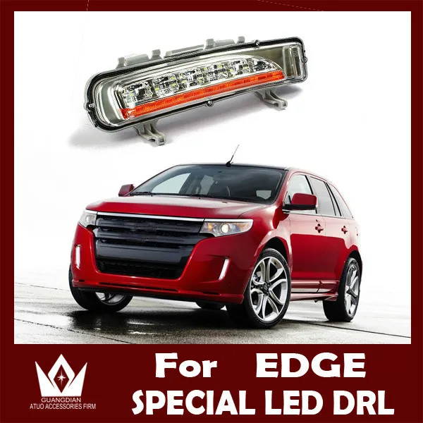 

Guang Dian Free shipping For edge LED Car Led Day light daytime running light wire of harness 12v DC 15w guide light style DRL