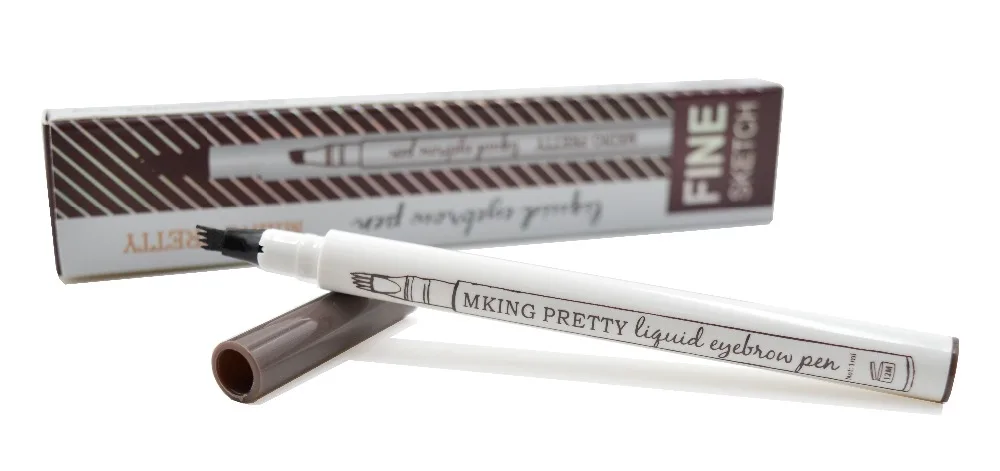 1 шт. карандаш для бровей водонепроницаемый вилка кончик женский профессиональный карандаш для бровей краска для бровей корейские косметические инструменты