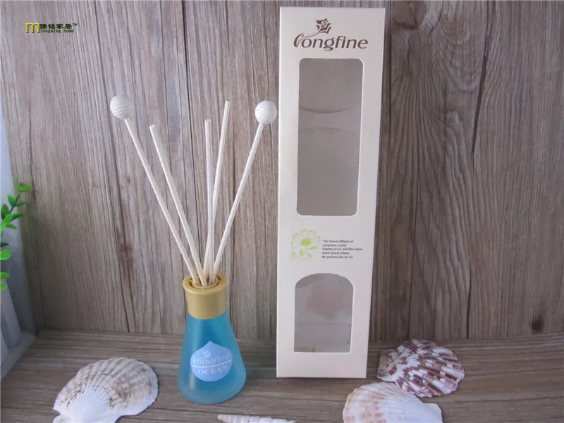 

1PC 6 aroma No fire aromatherapy frosted glass bottle colorful fragrance Aromatherapy Essential Oil Aroma Diffuser KA 1308