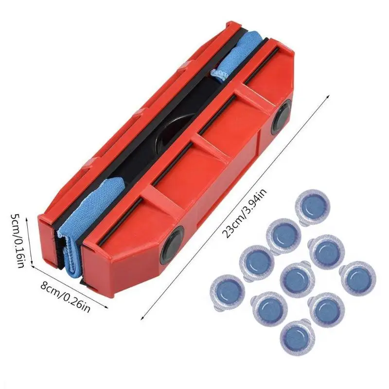 VODOOL мойка автомобиля чистое магнитное устройство для чистки окон одного окна с двойным остеклением инструмент для очистки стекла с тканью шипучая таблетка