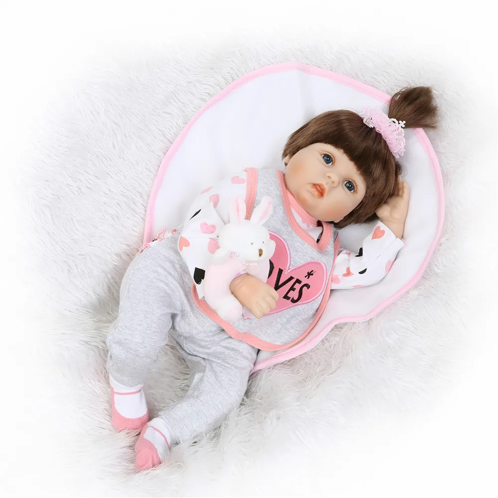 

22inch reborn baby Dolls lol toys Silicone Rebron Babies Girl real like super quality Newborn Bonecas brinquedos Kids Gift