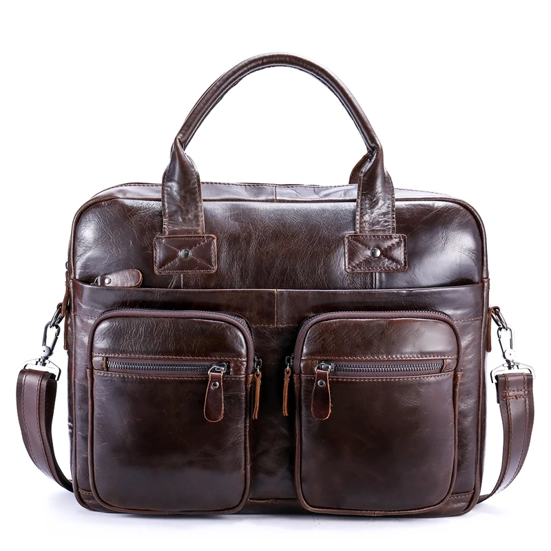

Men Briefcases Computer Bag Messenger Bag Laptop Handle-top Handbags Genuine Leather Business Men's Crossbody Bags Men Bags