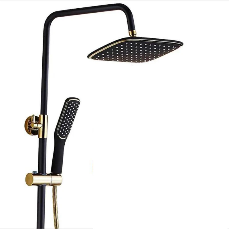 

Full Copper and Gold Antique Black Shower Set Bidet Four-speed Supercharged Shower Shower