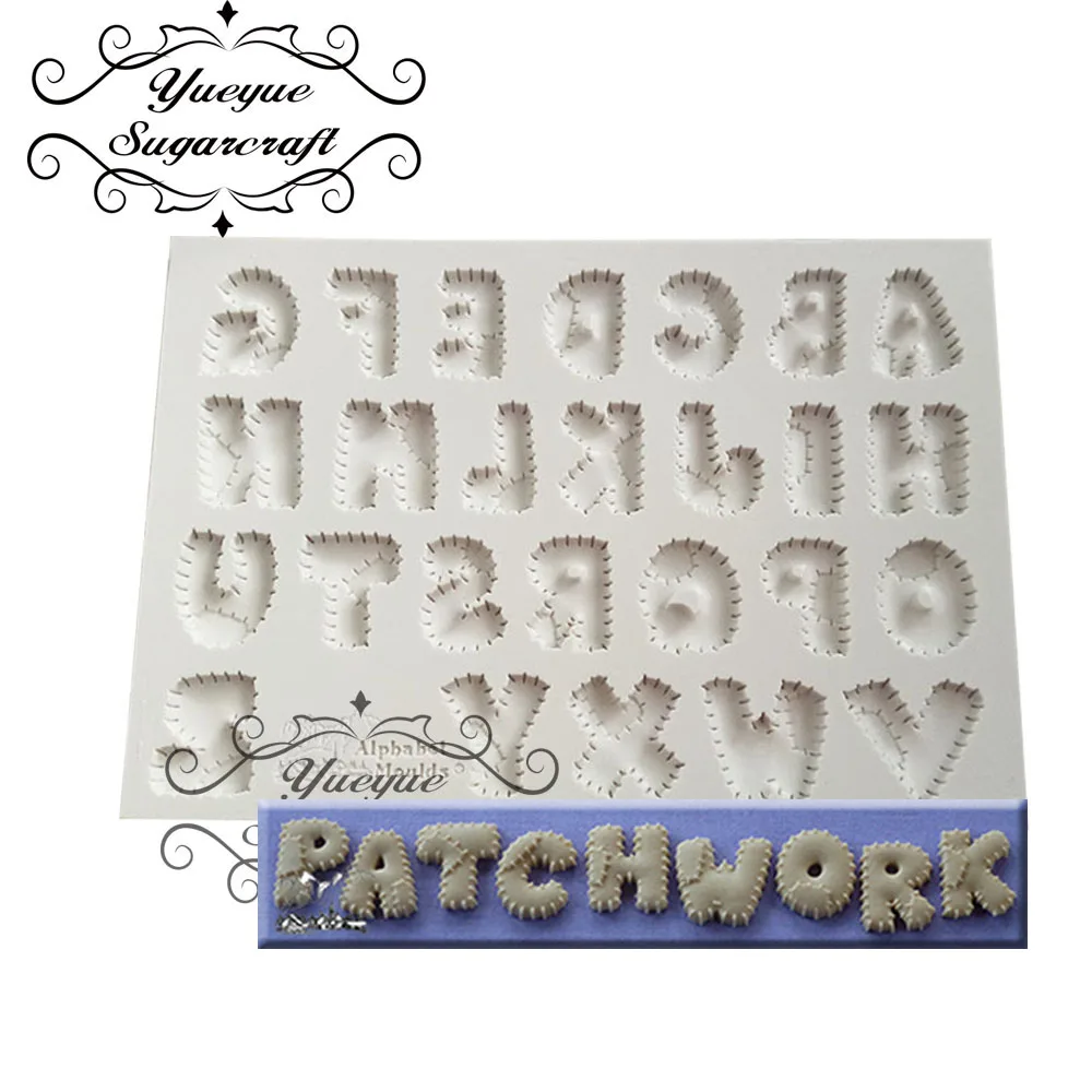 

Yueyue Sugarcraft Capital silicone mold fondant mold cake decorating tools chocolate gumpaste mold