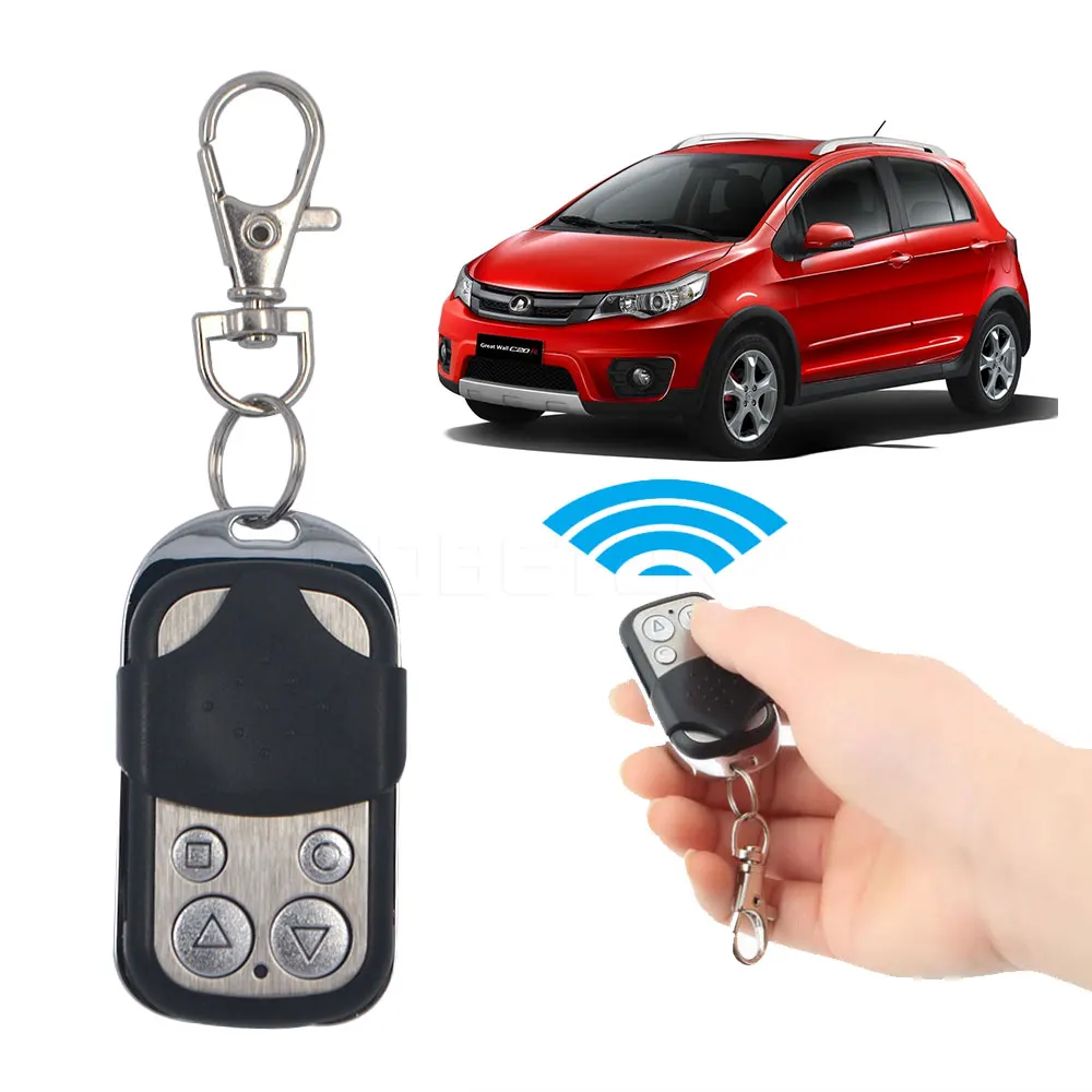 

Kebidu Wireless 433mhz Auto Remote Control Electric Cloning Gate Garage Door Remote Control Fob Key Keychain Remote Control