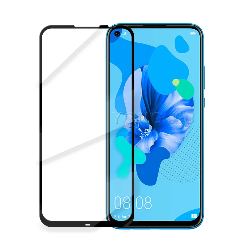 3D закаленное стекло для Huawei P20 Lite 2019 полное покрытие 9H защитная пленка Взрывозащищенная Защита экрана