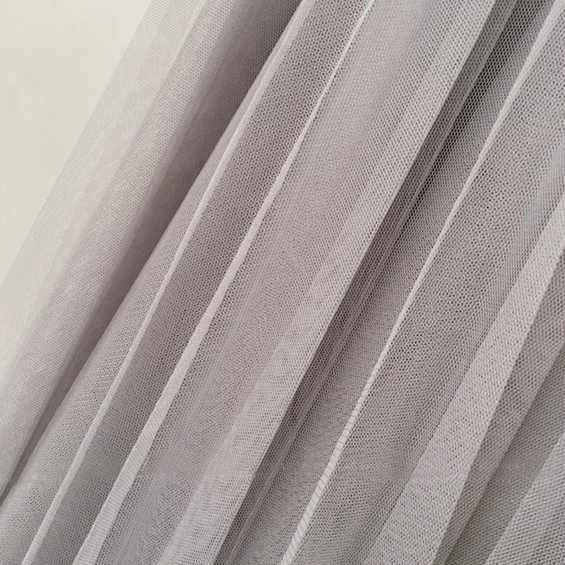 TIGENA Midi Pleated Tulle Skirt Women 2019 Summer A-line High Waist Knee Length Tutu Skirt Female School Sun tiulowa spodnica TIGENA Midi Pleated Tulle Skirt Women 2019 Summer A-line High Waist Knee Length Tutu Skirt Female School Sun tiulowa spodnica