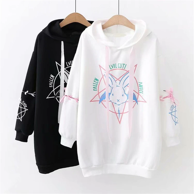 bunny pentagram hoodie