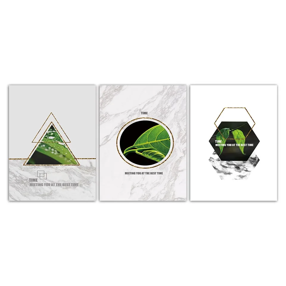 Home-Decoration-Living-Room-Canvas-Painting-Minimalism-Geometry-Green-Leaves-Nordic-Style-Fashion-Posters-Modern-Prints (2)