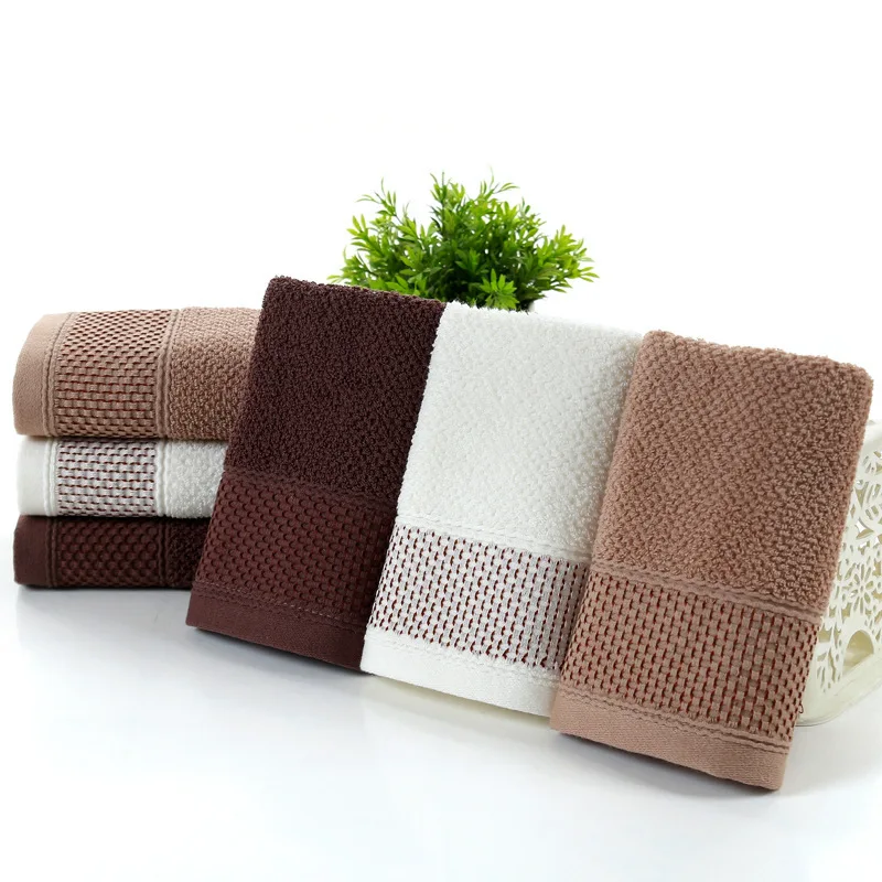 

1pcs 100% Cotton Towel 75*34cm Simple Kids Wash Face Towel Home Textile Home Essentials Children Towels