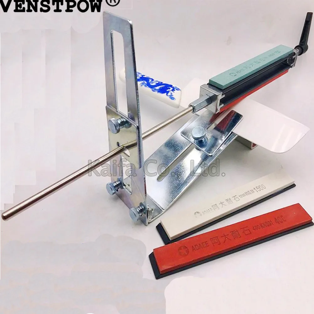 

New update iron steel knife sharpener Professional Kitchen Knife Sharpener Sharpening Fix Fixed Angle with 4pcs stones