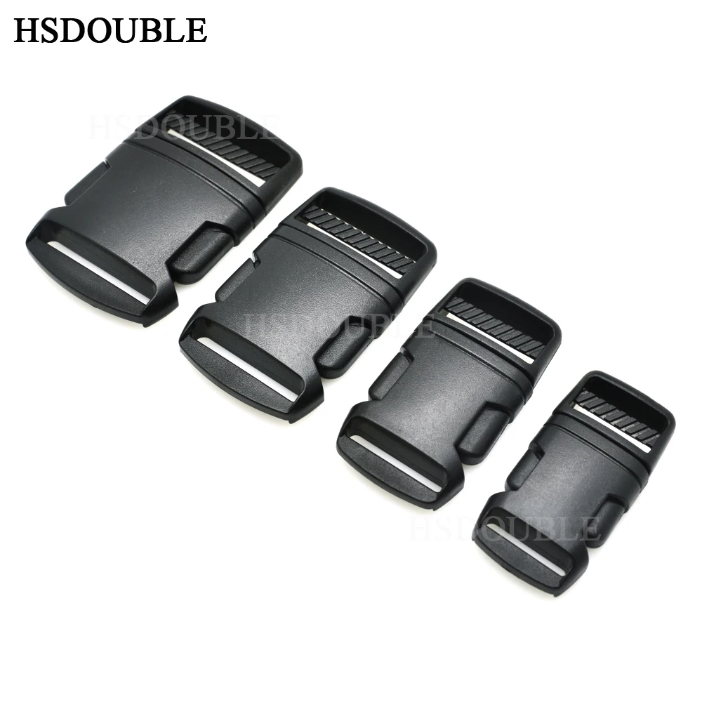 Plastic Arc & Flat Buckle for Backpack Straps Belts Hiking Camping Bags