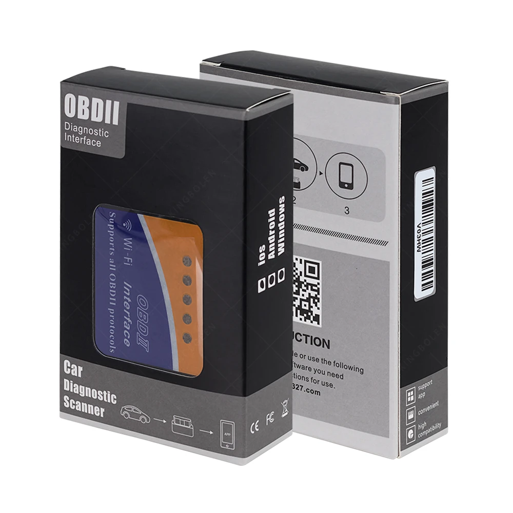 Оптом 10 шт. ELM327 WiFi или BT V1.5 с чипом PIC18F25K80 диагностический инструмент для IPhone/Android