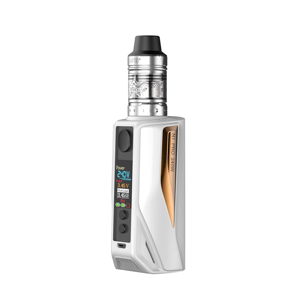 Electronic Vape Vaptio 200W N1 pro Lite Starter kit 2.0ml Cigarette kit with VAPORIZER Frogman Tank OCC coil VV 2*18650 mod kit Electronic Vape Vaptio 200W N1 pro Lite Starter kit 2.0ml Cigarette kit with VAPORIZER Frogman Tank OCC coil VV 2*18650 mod kit