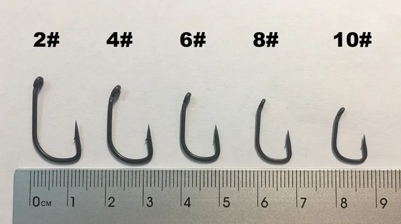 100 x широкий Gape крюк с прямой точкой для ловли карпа микро колючей, сильно кованый, химически заточенный для рыбалки крючки