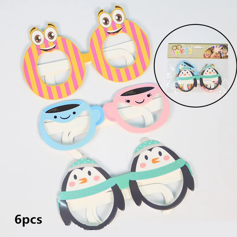 Children's Birthday Party Supplies Baby Decorative Masks Festival Dress Up Halloween Goggles Atmosphere Paper Funny Mask qq039 (11)