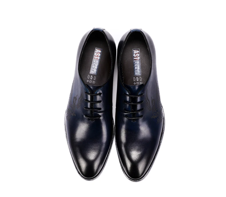 Men's Leather Casual Shoe Business Men Genuine Leather Shoes Men Lace Up Classic Oxford Shoes For Men Black Formal Shoe Big Size (13)