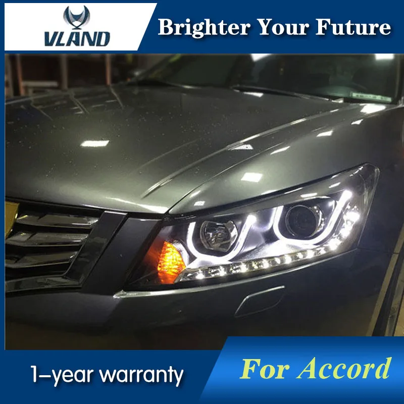 Автомобильный Стайлинг головная лампа для Honda Accord 2008 2009 2010 2011 2012 Ксеноновые фары в