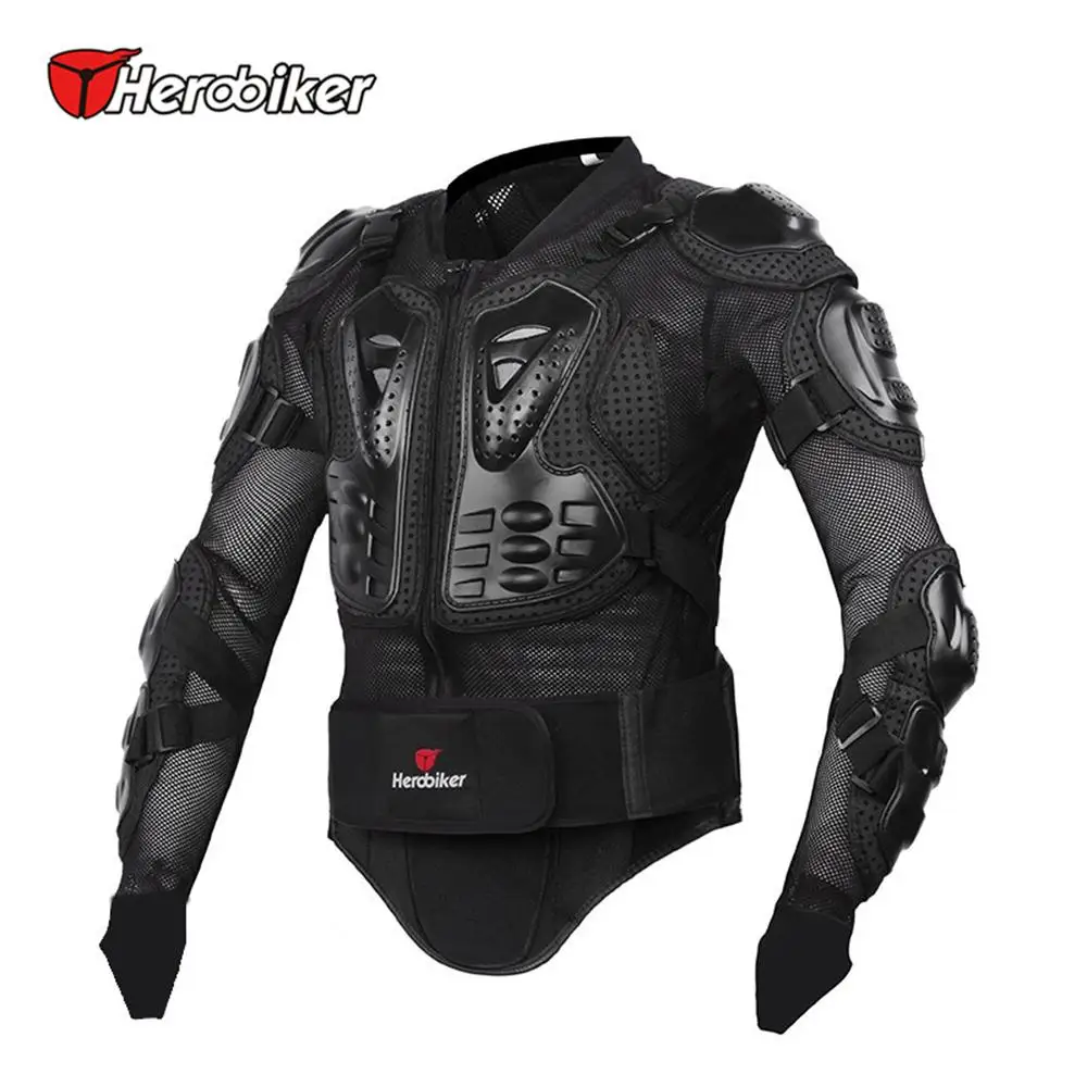 HEROBIKER Профессиональный Мотоцикл Полная защита для корпуса мотоциклетная Защитная Экипировка гонка позвоночник женские футболки поддержка спины