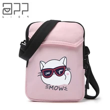 Приложение блог брендовые роскошные сумки женские сумки дизайнерские Neko Atsume милый кот дизайн сумка через плечо для телефона девушка Студенческая Женская